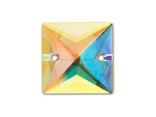Brilliance DC 14mm AB Square box of 28pcs - Crystal AB