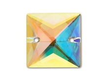 Brilliance DC 16mm AB Square box of 24pcs - Crystal AB