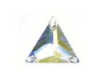 Brilliance DC 16mm AB Triangle box of 18 pcs - Crystal AB