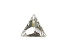 Brilliance DC 12mm Triangle box of 28 pcs - Crystal