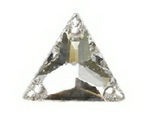 Brilliance DC 22mm Triangle box of 12 pcs - Crystal