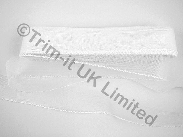 40mm Crinoline-Soft Boning(33 metre pc.) - White