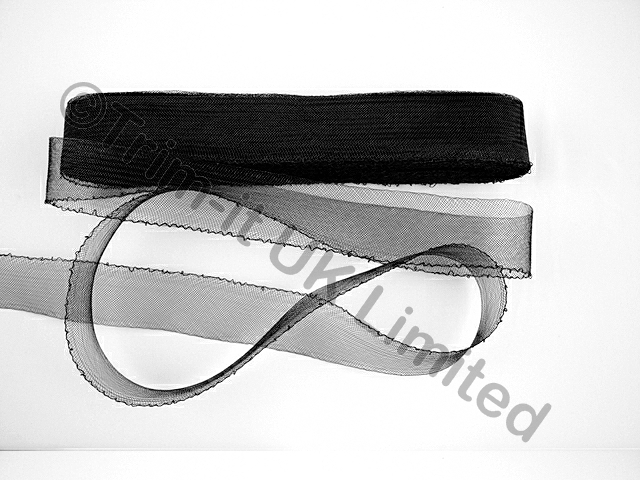 40mm Crinoline-Soft Boning(33 metre pc.) - Black