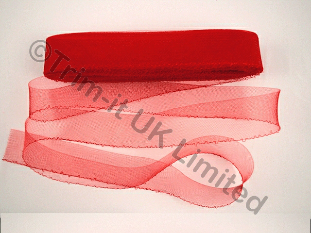 40mm Crinoline-Soft Boning(33 metre pc.) - Flamenco Red