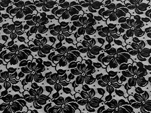 Florentina Stretch Lace - Black