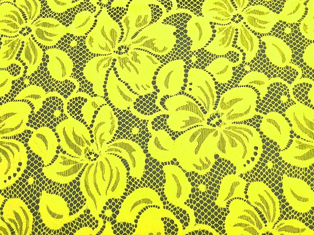 Florentina Stretch Lace - Sassy Yellow