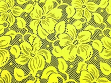 Florentina Stretch Lace - Sassy Yellow