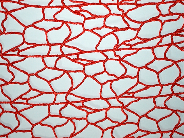 Julia Guipure mesh     SALE WAS �45 - Flamenco Red