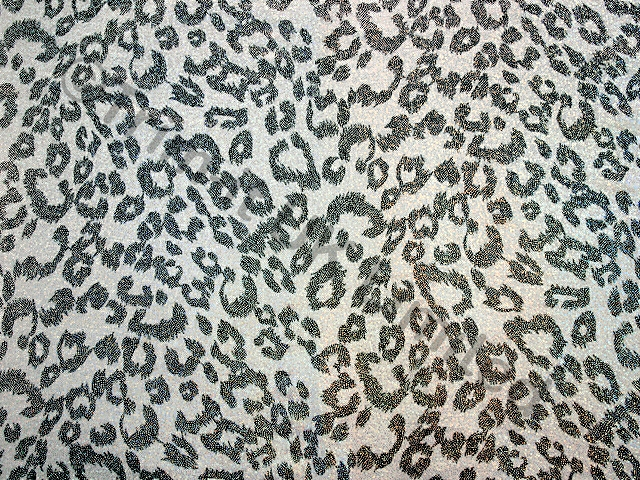 Leopard Hologram Light Weight Lycra SALE WAS �20 - White/Black/Silver Hologram