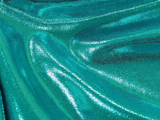 Metallica Lycra Shine - Jade(Peacock)