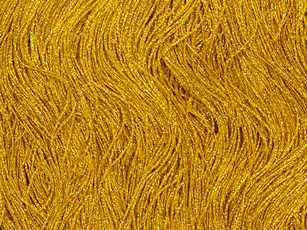 Stretch Top Metallic Rayon Fringe 15cm - Metallic Deep Gold