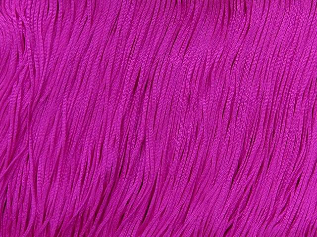  Stretch Top (Polyester) Fringe 15cm (10m Card) - Hawaiian Pink