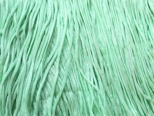  Stretch Top (Polyester) Fringe 15cm (10m Card) - Peppermint