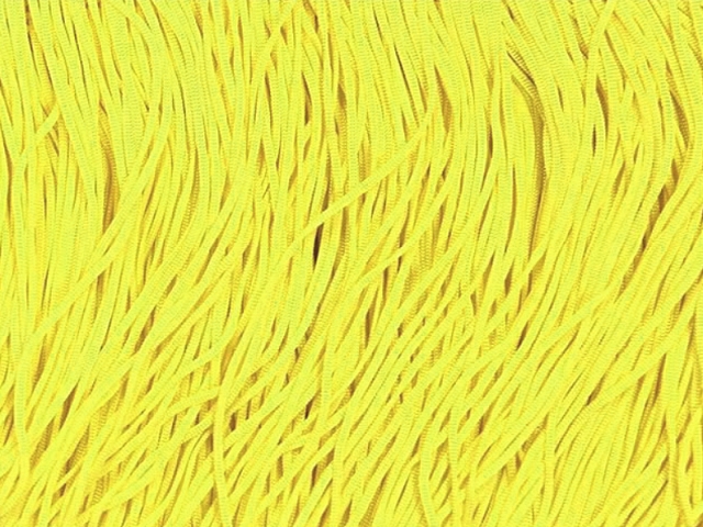Stretch Top Rayon(Tactel) Fringe 15cm - Sassy Yellow