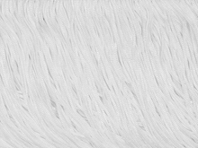  Stretch Top (Polyester) Fringe 30cm (10m Card) - White