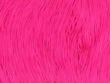  Stretch Top (Polyester) Fringe 30cm (10m Card) - Neon Cerise