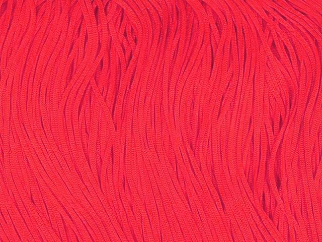 Stretch Top Rayon (Tactel) Fringe 30cm - Flo. Red