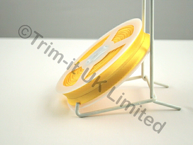 Satin Bias Binding 19mm Wide (25m Roll) - Sassy Yellow